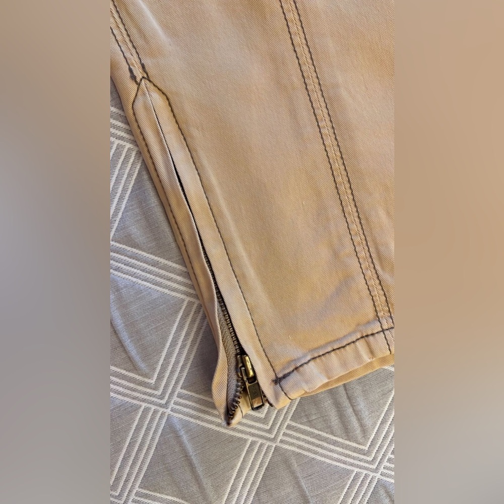 Y2k vintage DKNY Jeans cropped in Beige size 4 - Picture 3 of 11